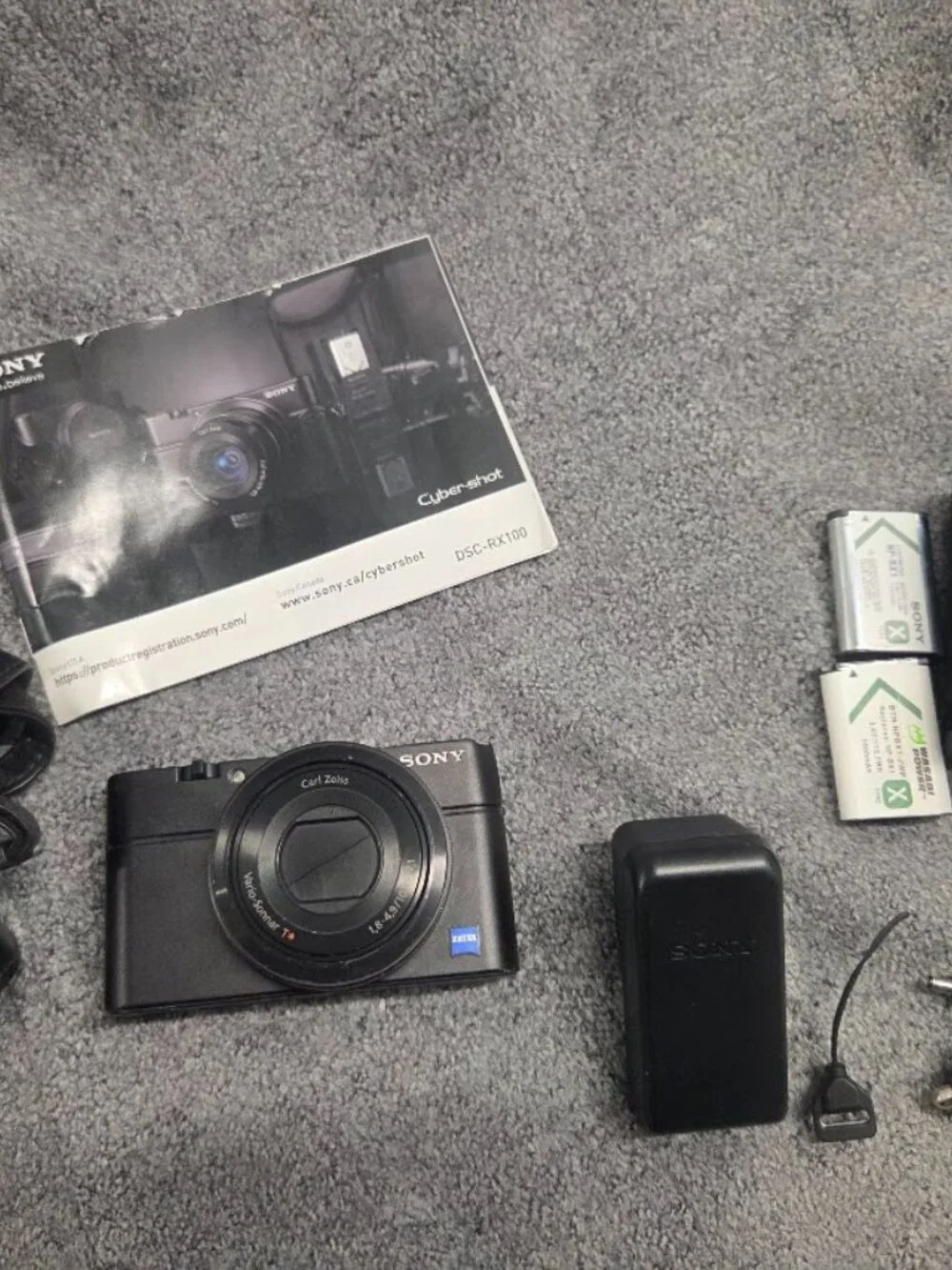 Sony Cyber-shot DSC-RX100 20.2MP Compact Digital Camera - Black